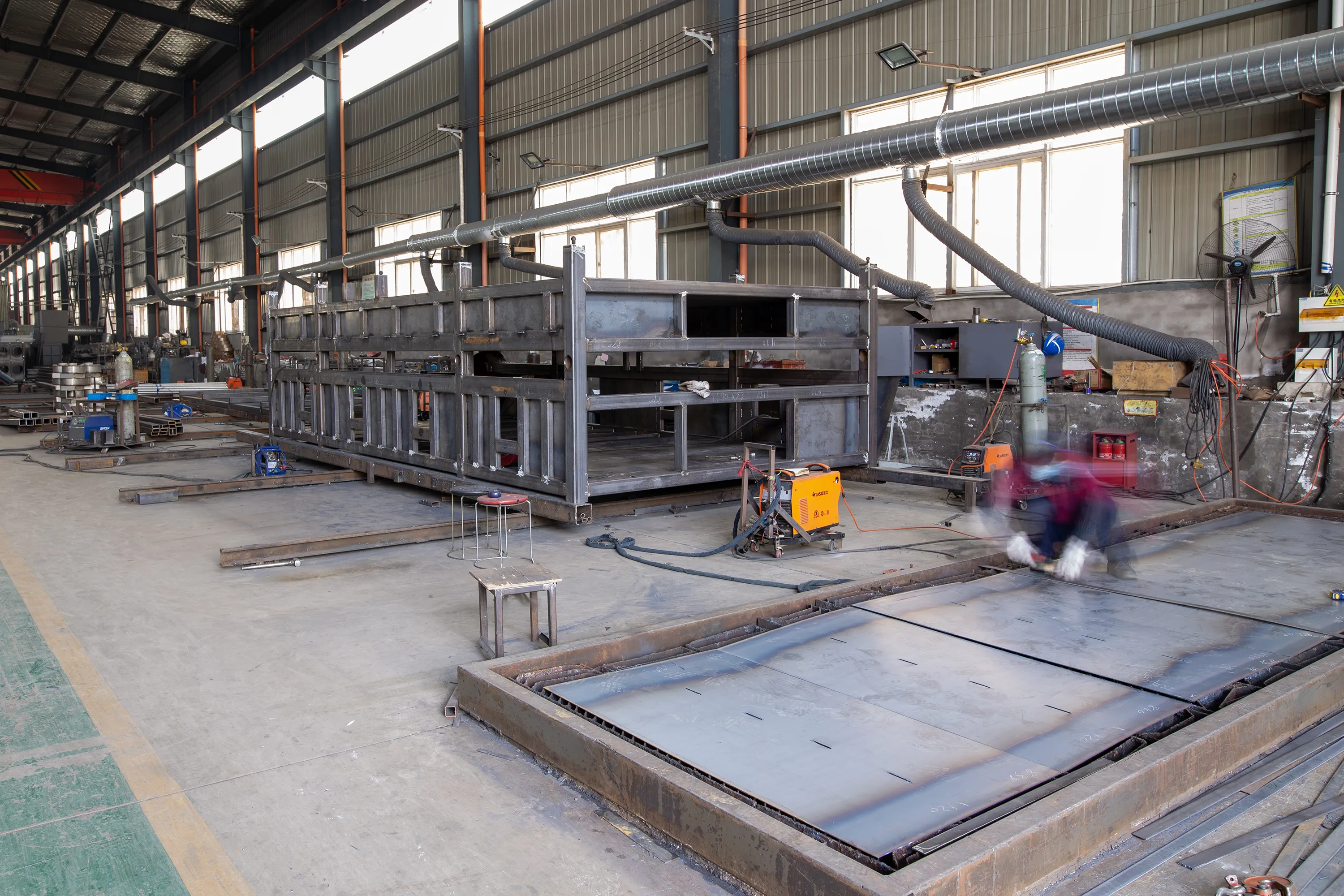 Glass tempering furnaces